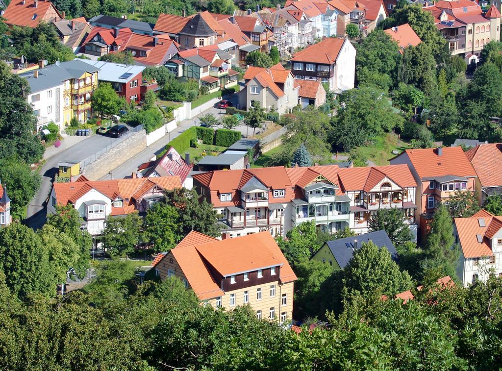 Pension Kurhausblick Bad Suderode Exteriör bild